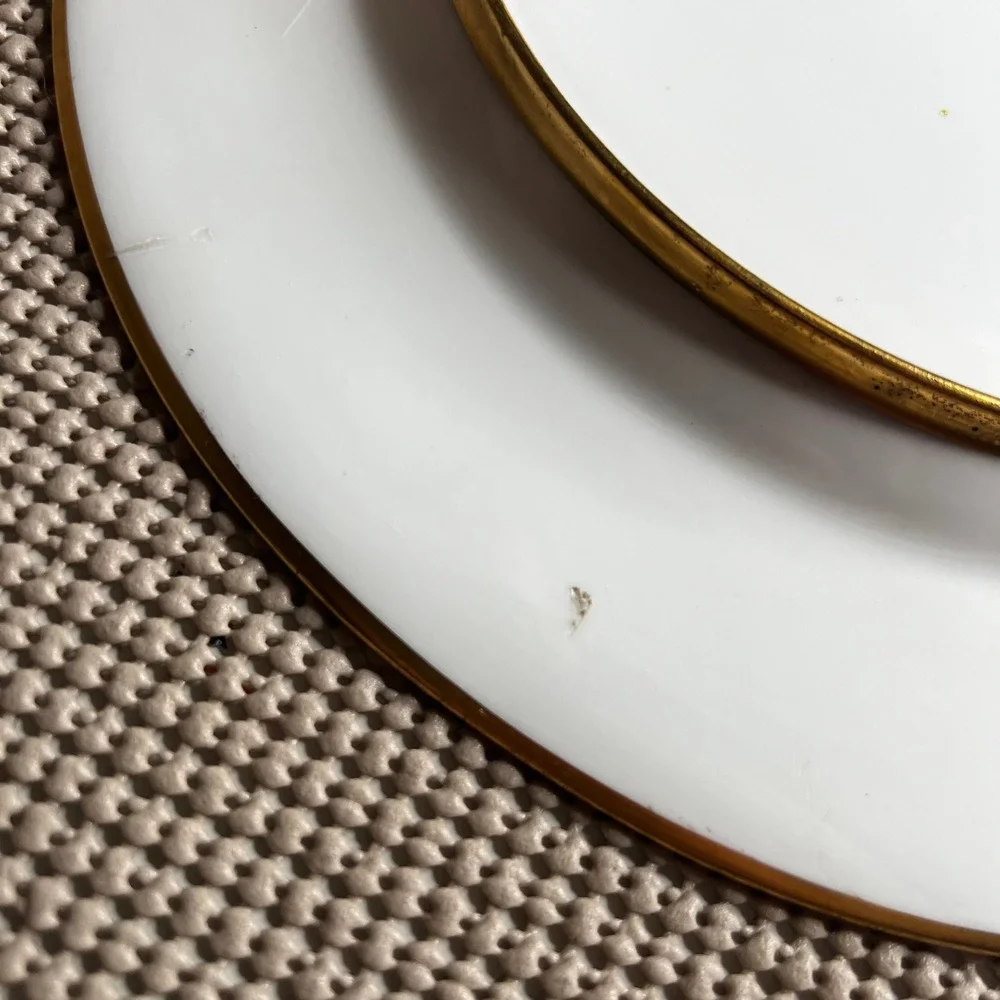 Antique Coalport Hand Painted Landscape Gold Encrusted Porcelain Cabinet Plate
